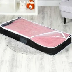 Organiseringstaske til sengetøj, tæpper, tøj, under sengen, flad Sale