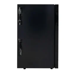 Oriva vinkøleskab 78L | Plads til 28 flasker | Flerfarvet LED med musiksynkronisering | Digital styring | Termoelektrisk køling 8-18°C | Fjernbetjenin | CDON Online