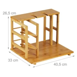 Ostebrædt, Bambus, 26.5x40.5x33 cm, Natur
