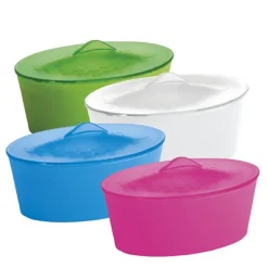 Mandolin- & Rivejern>oste-grøntsagsriver med beholder 16x9x10cm