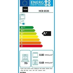 Ovne>Ovn Teka HCB 6535 60 cm 70 L 2615 W