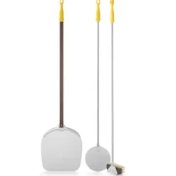 Ovnbørstesæt aluminiumsskovl til drejning af pizza Venezia 1350mm 3 stk. Lilly Codroipo Hendi 617748 Clearance