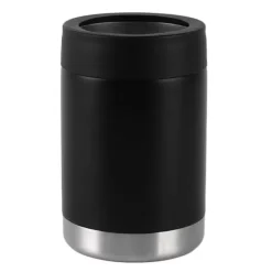 Isspande & Kølere>12oz dåsekøler sort dobbeltvægsisolering rustfrit stål isoleret flaskekøler til bil