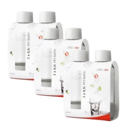 6-pack AGA AQVIA "on-the-go" 0,5L, PET-flaska (Vit)