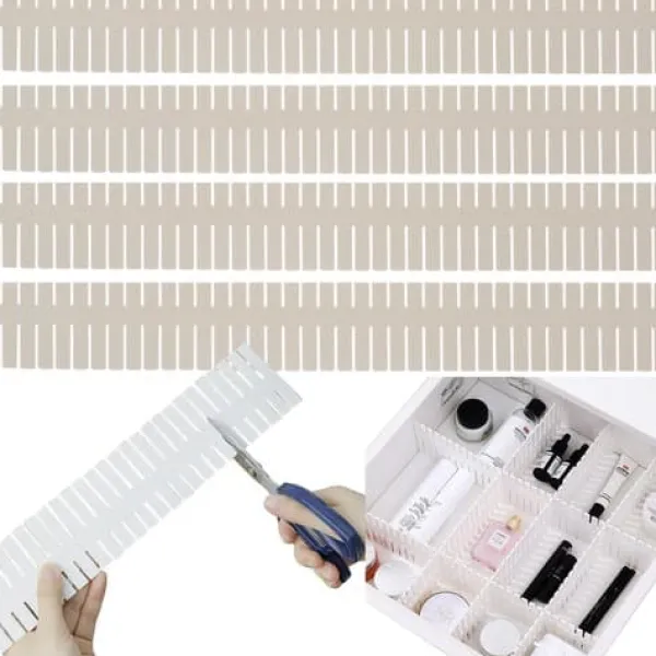 4-Pack justerbare skuffeopdelere | Organiser skuffer New