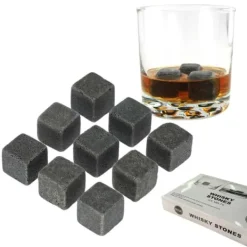 9-pack Natural Whisky Rains - Ice Cubes of Stone Grey Online