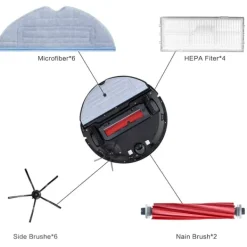 20-Pack Xiaomi Roborock S7 S7+S7-serien tilbehørssæt Clearance