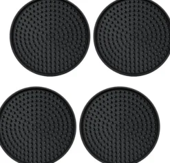 4-pak 10 mm sodavandsunderlag, absorberende sofabordunderlag, køkken- og sofaborddekoration Discount