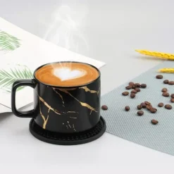 4-pak 10 mm sodavandsunderlag, absorberende sofabordunderlag, køkken- og sofaborddekoration Discount