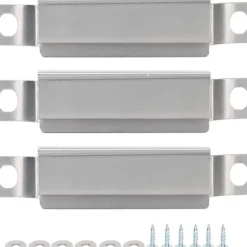 3-Pak Crossover Rør til Gasgrill - Sølv Hot