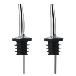 Flaskepropper>2-pak dryphætte i rustfrit stål