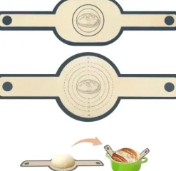 2-pak ekstra tykke ovnmåtter 0,7 mm med langt håndtag – holdbare bagemåtter til ovn, mikroovn, airfryer osv. Clearance