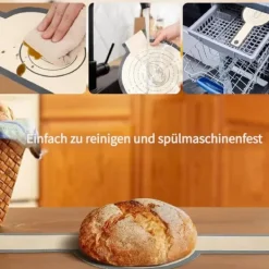 2-pak ekstra tykke ovnmåtter 0,7 mm med langt håndtag – holdbare bagemåtter til ovn, mikroovn, airfryer osv. Clearance