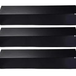 3-pak grillvarmeplader - Sort, kompatibel med Brinkmann, Uniflame, Charmglow og flere modeller Outlet