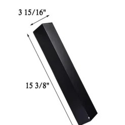 3-pak grillvarmeplader - Sort, kompatibel med Brinkmann, Uniflame, Charmglow og flere modeller Outlet