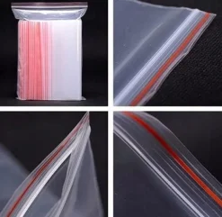 100-Pak Lynlås Tasker Ziplock Tasker 4x6cm Discount