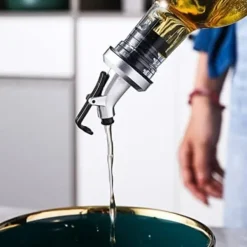 5-pak oliepiber, olivenolie- og eddikeflaskepropper, velegnede til salater, saucer, sojasauce osv. Hot