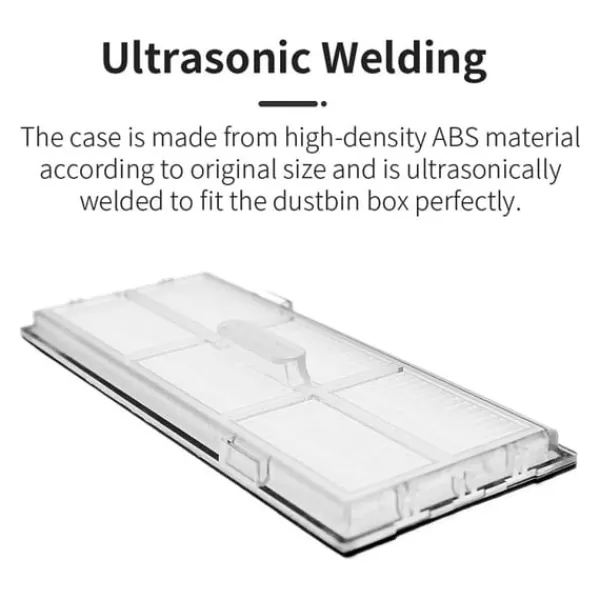 Støvsugertilbehør>6-pak støvsuger filter Roborock S7/S8/Plus/MaxV/Ultra