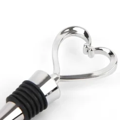 3-Pak Vinkork med Metalhjerte - Vinprop Vinprop Sølv Clearance