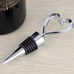 3-Pak Vinkork med Metalhjerte - Vinprop Vinprop Sølv Clearance