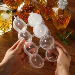 Isforme>2-pakke ISK-form til isbolde runde isbiter Ice Cube Formulerer plastik