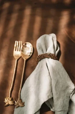 Palme Træ Salatske - Guld