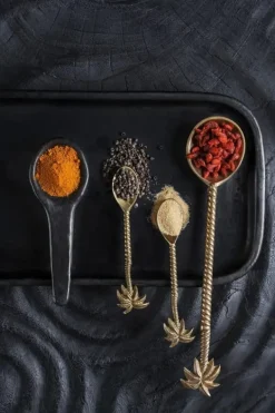 Palme Træ Salatske - Guld