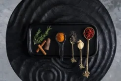 Palme Træ Salatske - Guld