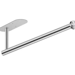 Papirhåndklædeholdere Vægmontering under kabinet Selvklæbende boring Rustfrit stål Papirhåndklæderulleholder til køkken badeværelse Rustfast stativ Hot