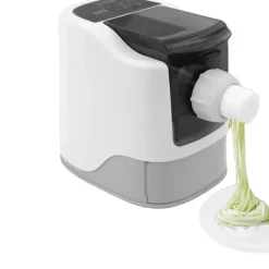 Pastamaskiner>Pastamaskine, Elektrisk, Kompakt Design, Nem at Bruge, 13 Former Inkluderet
