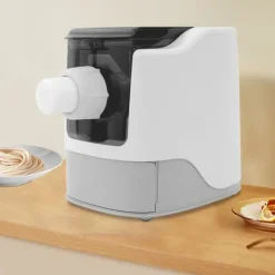 Pastamaskiner>Pastamaskine, Elektrisk, Kompakt Design, Nem at Bruge, 13 Former Inkluderet