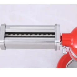 Pastamaskiner>Pastamaskine tilbehør - Fettuccine-skærer - Manuel pastaskærer - Rustfrit stål - Hjemmekøkken - Lysegrå