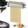 Pastamaskiner>Pasta-tilbehør til KitchenAid, rustfrit stål, med 8 justerbare tykkelser, perfekt til hjemmelavet pasta!