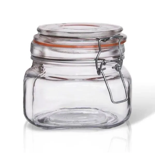 Patentglas med klips 500 ml Clearance