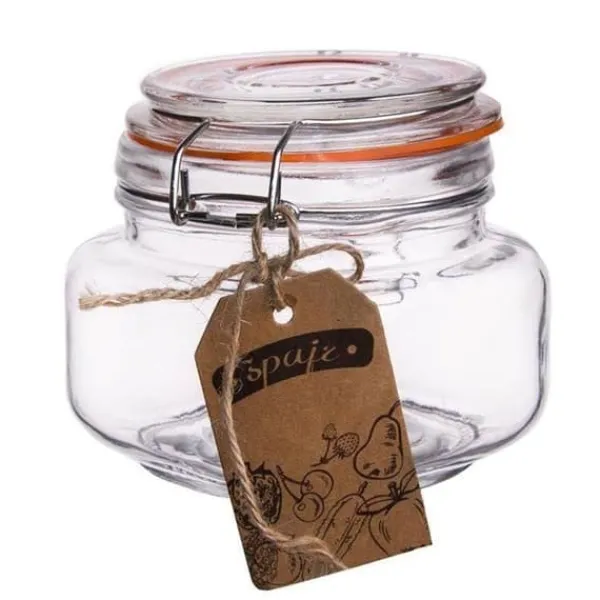 Patentglas med klips 500 ml Clearance