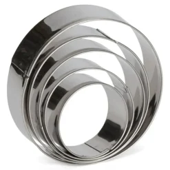 Patisse Udstikkere>udstikkere i rustfrit stål, runde, 5 dele