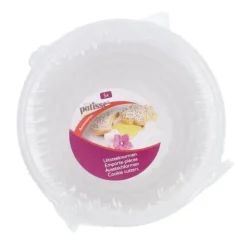 Patisse Udstikkere>udstikkere runde, savtakkede, 5-delte, hvide