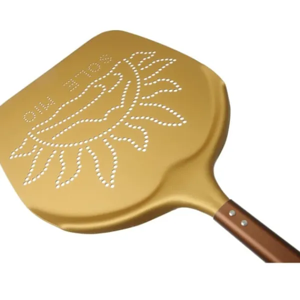 Perforeret aluminium pizzaovn skovl Sål Mio 330x1700mm Lilly Codroipo Hendi 617830 Clearance