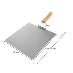 Pizzabakke med ovnmante - rustfrit stål Sale