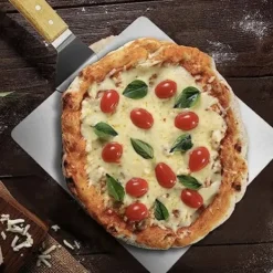 Pizzabakke med ovnmante - rustfrit stål Sale