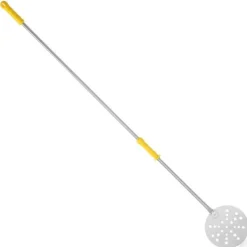 Pizzadrejeskovl med bevægeligt håndtag, perforeret, diameter 220(H)1700 mm Lilly Codroipo Hendi 617786 Outlet