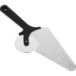 Pizzaspatel med riflet 2-i-1 BRUNBESTE BB-1678 Discount