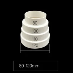 Emhætter>Plast reduktionsring til udstødningsrør