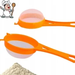 PLASTSIDE 9 cm KØKKEN dørslag til sigtning og sigtning PRAKTISK