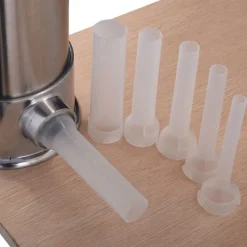 Pressere>Pølsestopper Maskine, 6L 10 lbs - materiale: rustfrit stål og aluminium