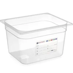 Beholdere Til Madopbevaring>Polypropylenbeholder GN 1/2 højde 150 mm - Hendi 880166