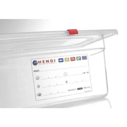 Beholdere Til Madopbevaring>Polypropylenbeholder GN 1/2 højde 150 mm - Hendi 880166