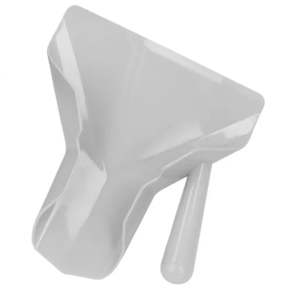 Skeer & Skovle>Pommes frites spade Livsmedelsklassad hushållshalkfri höger handtag pommes frites spatel Pommes frites Bagger Skopa Köksredskap