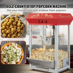 Popcorn Popper Maskine 850W, 8 Oz Bordplade Model, Rød, Kan Lave 48 Kopper Hurtig og Effektiv. Discount