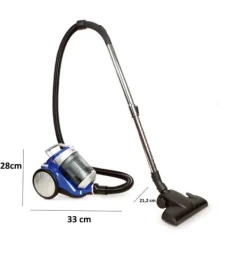 Gulvstøvsugere>Poseløs cyklonstøvsuger med et sæt spidser og et 900w piskeris